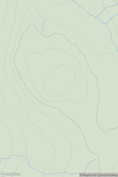 Thumbnail image for How Top [Lake District N] showing contour plot for surrounding peak
